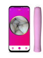 Vibrátor Gosling QQ s HD kamerou - Světle růžový